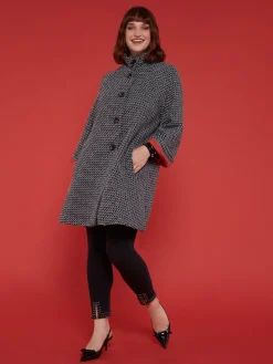 Fiorella Rubino Cappotti E Giubbotti|Cappotto Tinto Filo Con Bottoni