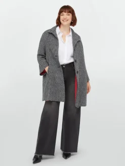 Fiorella Rubino Cappotti E Giubbotti|Cappotto Tinto Filo Con Bottoni