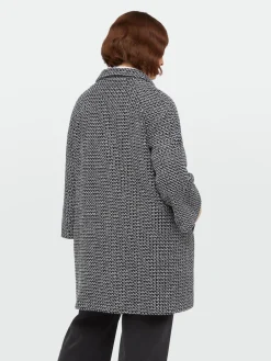 Fiorella Rubino Cappotti E Giubbotti|Cappotto Tinto Filo Con Bottoni