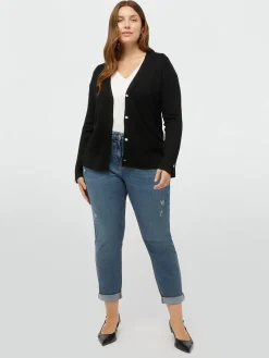 Fiorella Rubino Maglie E Felpe|Cardigan Con Bottoni In Viscosa LENZING™ ECOVERO™