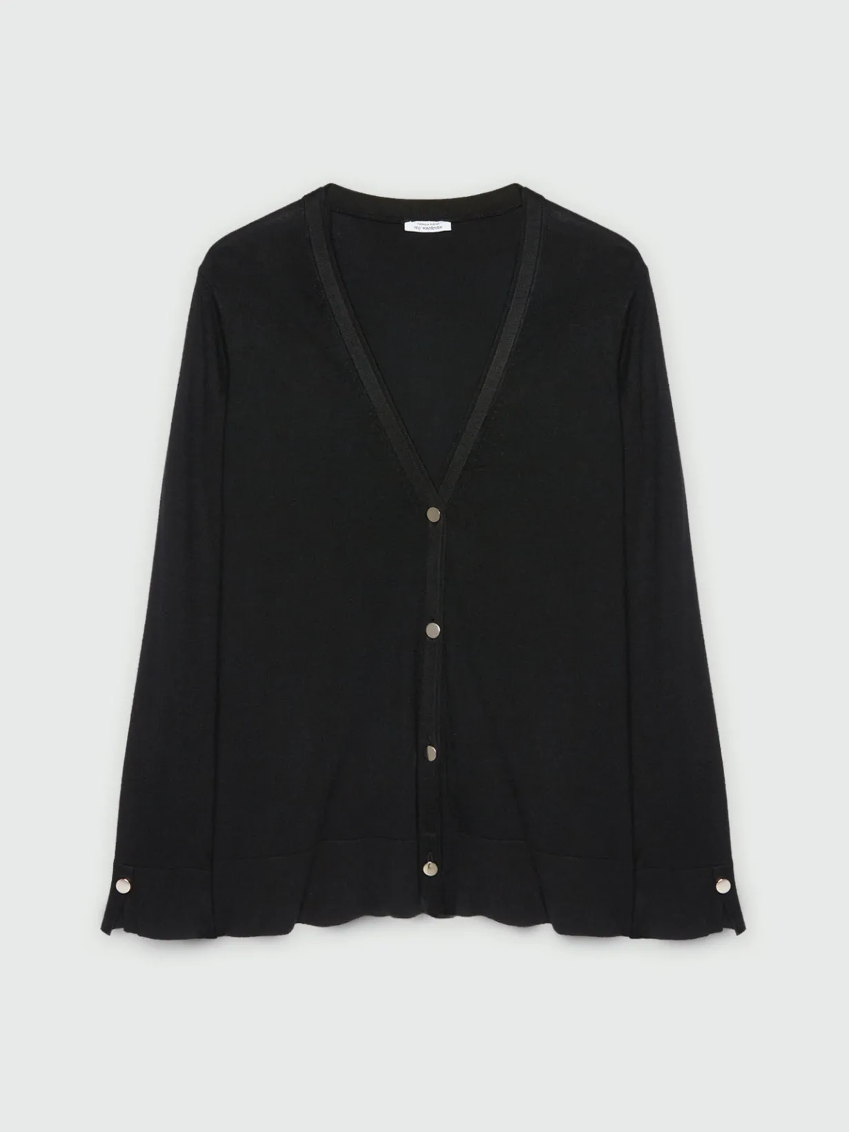 Fiorella Rubino Maglie E Felpe|Cardigan Con Bottoni In Viscosa LENZING™ ECOVERO™