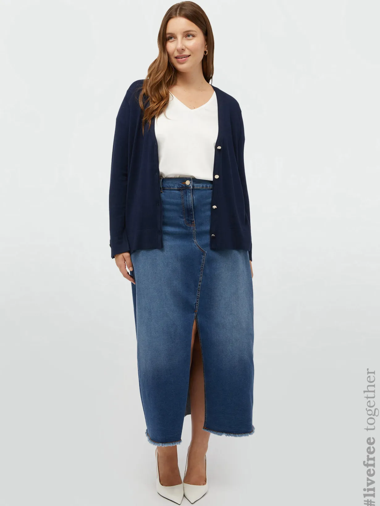 Fiorella Rubino Maglie E Felpe|Cardigan Con Bottoni In Viscosa LENZING™ ECOVERO™