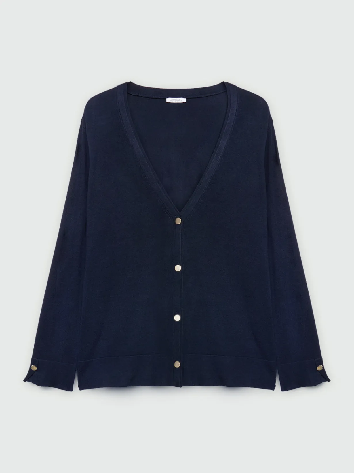 Fiorella Rubino Maglie E Felpe|Cardigan Con Bottoni In Viscosa LENZING™ ECOVERO™