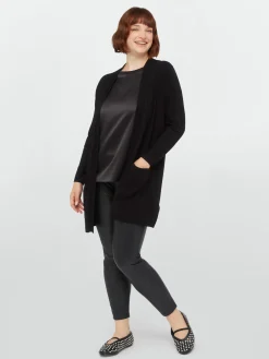 Fiorella Rubino Maglie E Felpe|Cardigan Lungo Aperto Davanti
