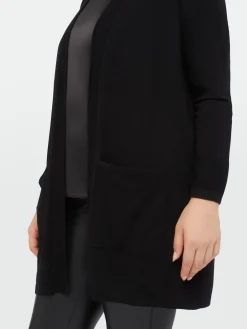 Fiorella Rubino Maglie E Felpe|Cardigan Lungo Aperto Davanti