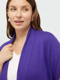 Fiorella Rubino Maglie E Felpe|Cardigan Lungo In Viscosa LENZING™ ECOVERO™