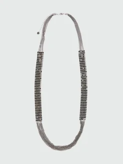 Fiorella Rubino Accessori|Collana Lunga Con Placchette In Metallo