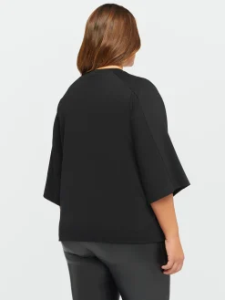 Fiorella Rubino Maglie E Felpe|Felpa Con Cristalli E Piume