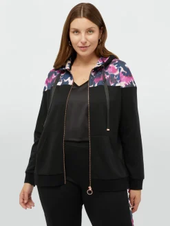 Fiorella Rubino Maglie E Felpe|Felpa Con Inserti Stampati