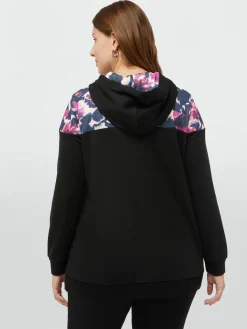 Fiorella Rubino Maglie E Felpe|Felpa Con Inserti Stampati