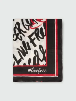 Fiorella Rubino Accessori|Foulard Con Loghi Stampati