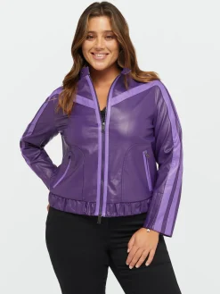 Fiorella Rubino Cappotti E Giubbotti|Giacche E Blazer|Giacca Biker Bicolore