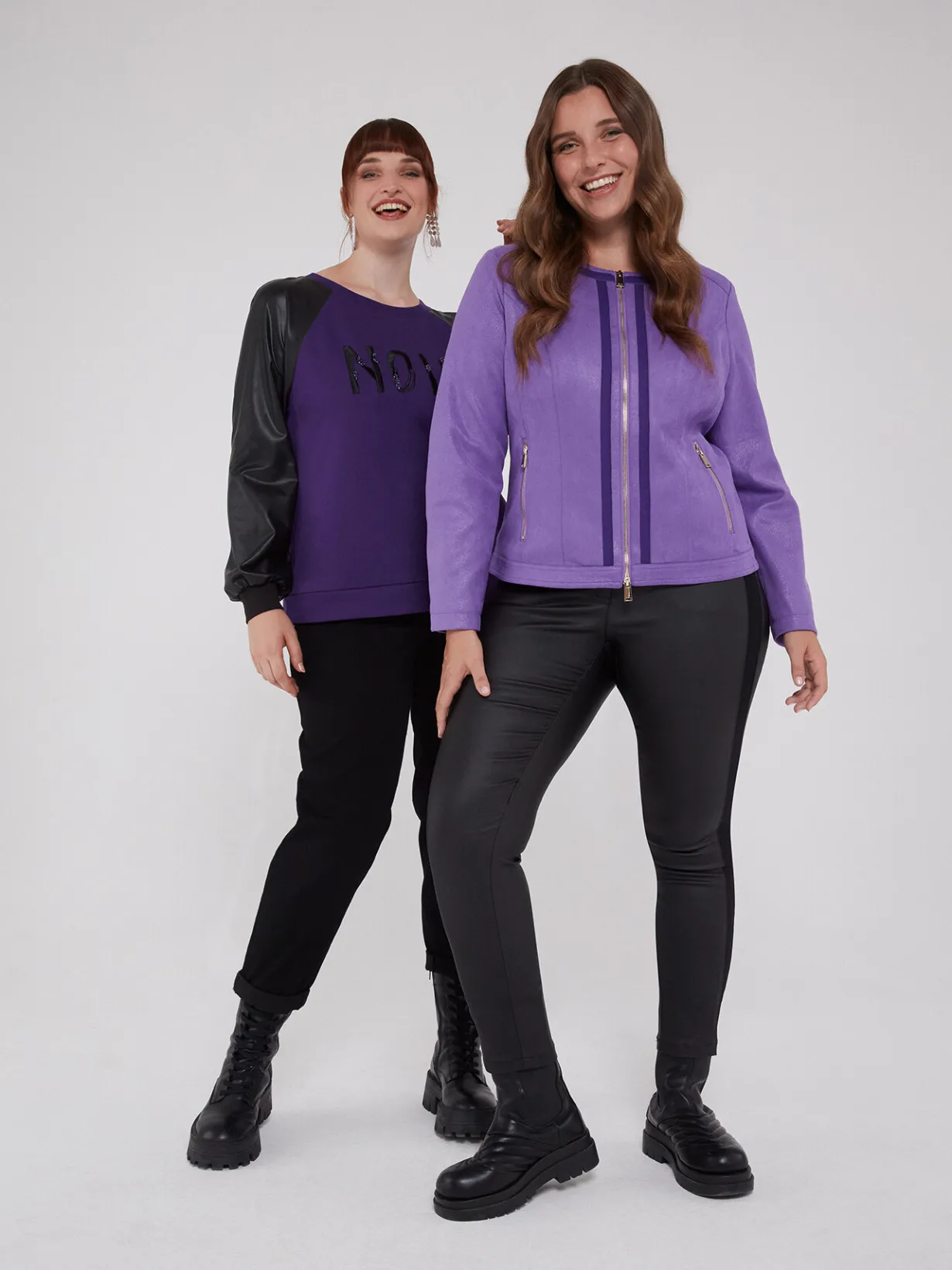 Fiorella Rubino Cappotti E Giubbotti|Giacca Biker Con Dettagli Lurex