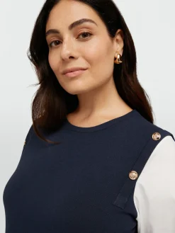 Fiorella Rubino Maglie E Felpe|Gilet Con Maniche Di Camicia