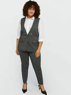 Fiorella Rubino Giacche E Blazer|Completi Colorati|Gilet In Tessuto Mélange
