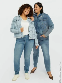 Fiorella Rubino Giacche E Blazer|Giubbotto In Denim Con Strass Disegno Galles