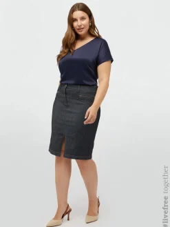 Fiorella Rubino Gonne|Completi Colorati|Gonna A Tubino In Denim