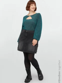 Fiorella Rubino Gonne|Gonna Cargo In Denim