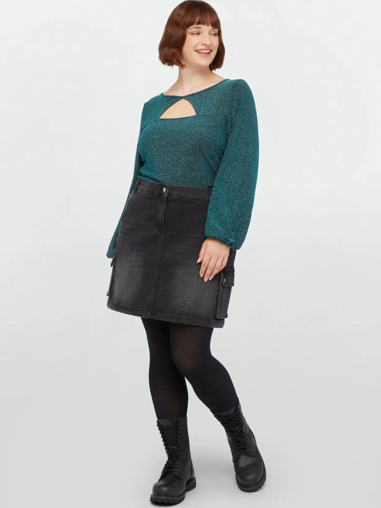 Fiorella Rubino Gonne|Gonna Cargo In Denim