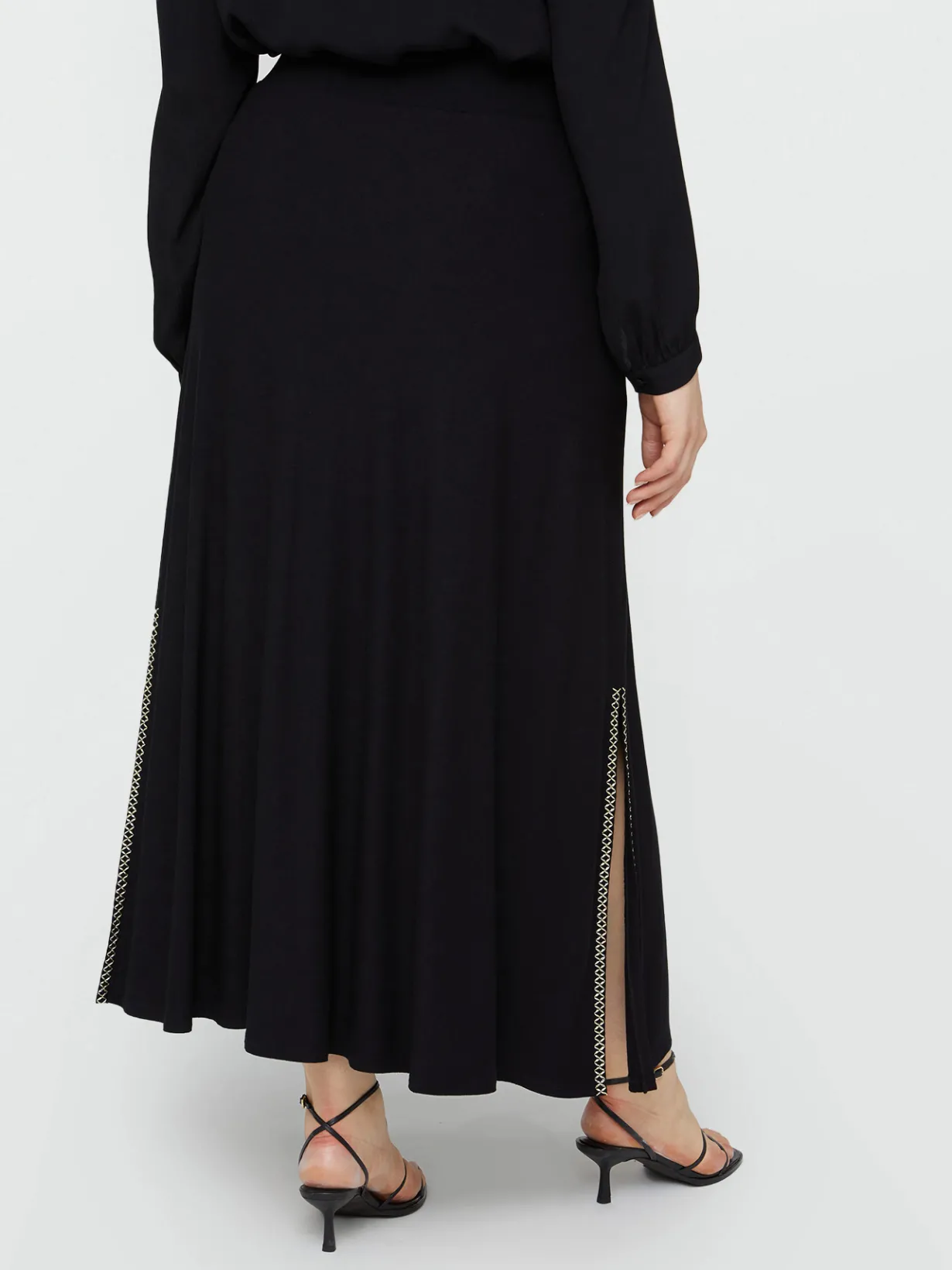 Fiorella Rubino Gonne|Gonna Lunga In Jersey Crêpe
