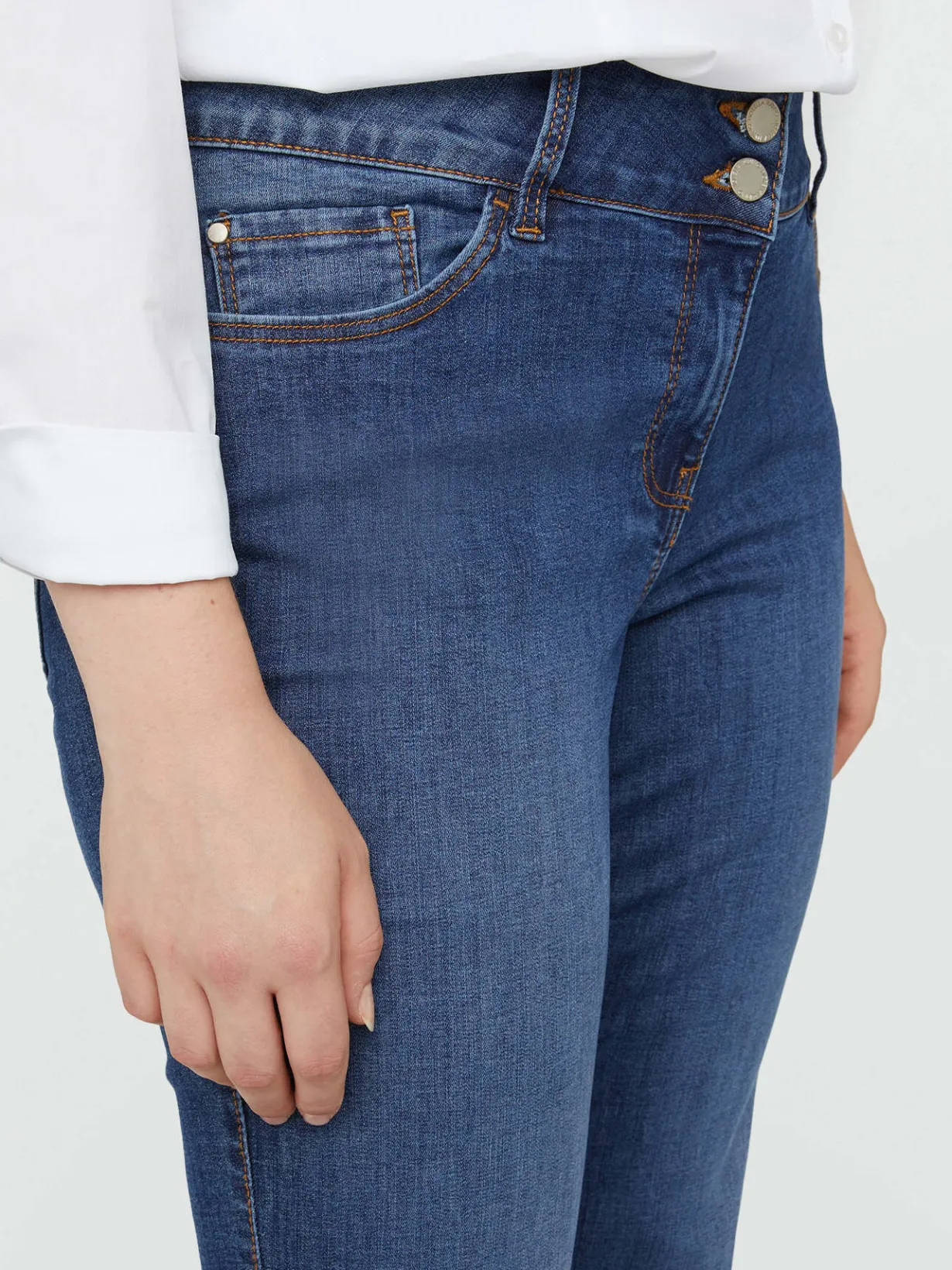 Fiorella Rubino Jeans|Jeans Flare Turchese