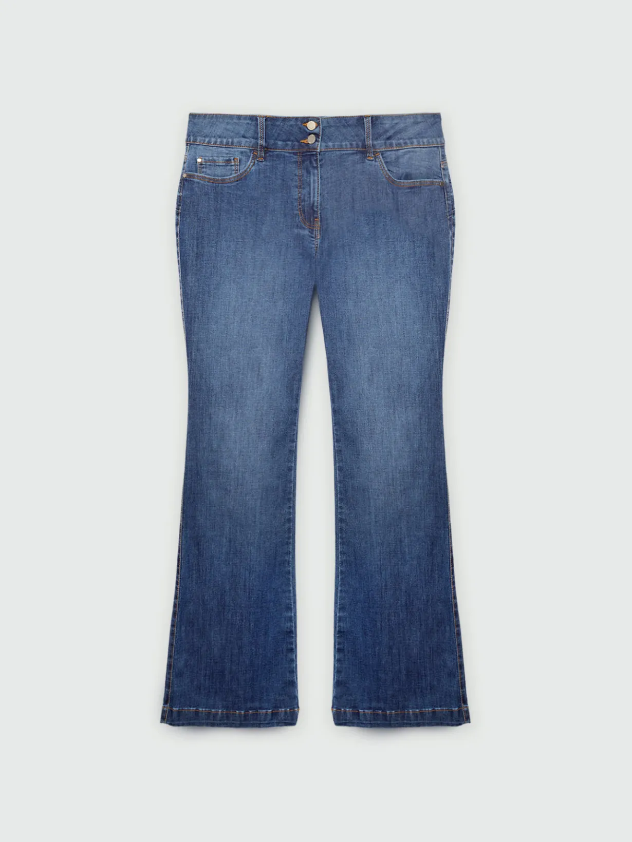 Fiorella Rubino Jeans|Jeans Flare Turchese