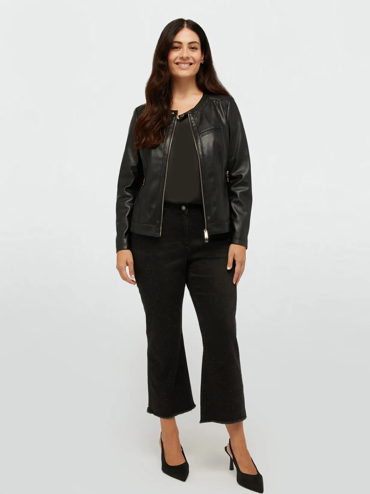 Fiorella Rubino Jeans|Jeans Kick Flare Con Strass