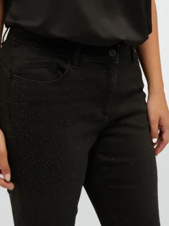 Fiorella Rubino Jeans|Jeans Kick Flare Con Strass
