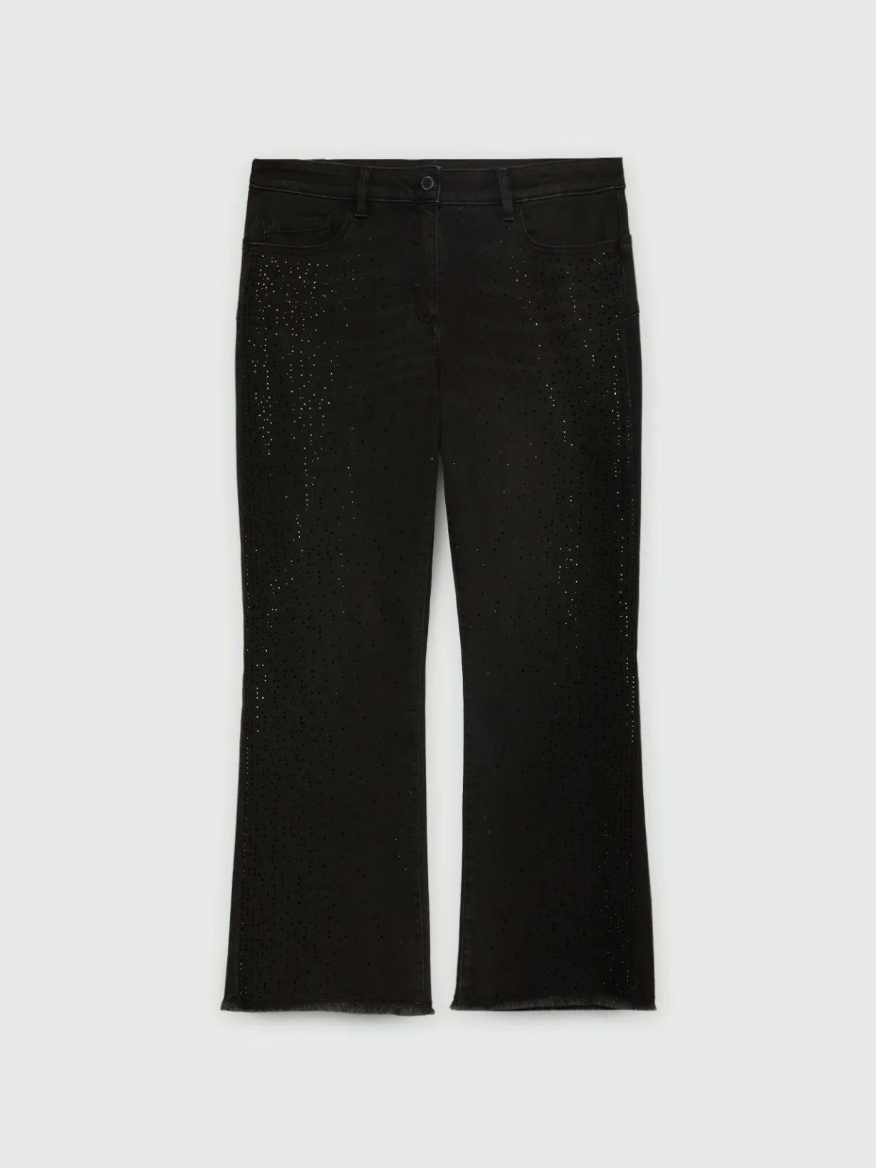Fiorella Rubino Jeans|Jeans Kick Flare Con Strass