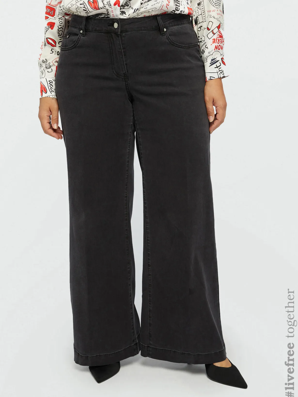 Fiorella Rubino Jeans|Jeans Wide Leg