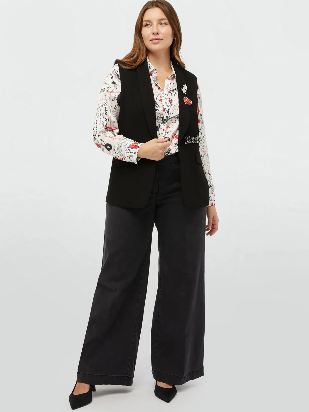 Fiorella Rubino Jeans|Jeans Wide Leg