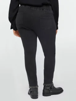 Fiorella Rubino Jeans|Jeggings Con Borchie Al Fondo