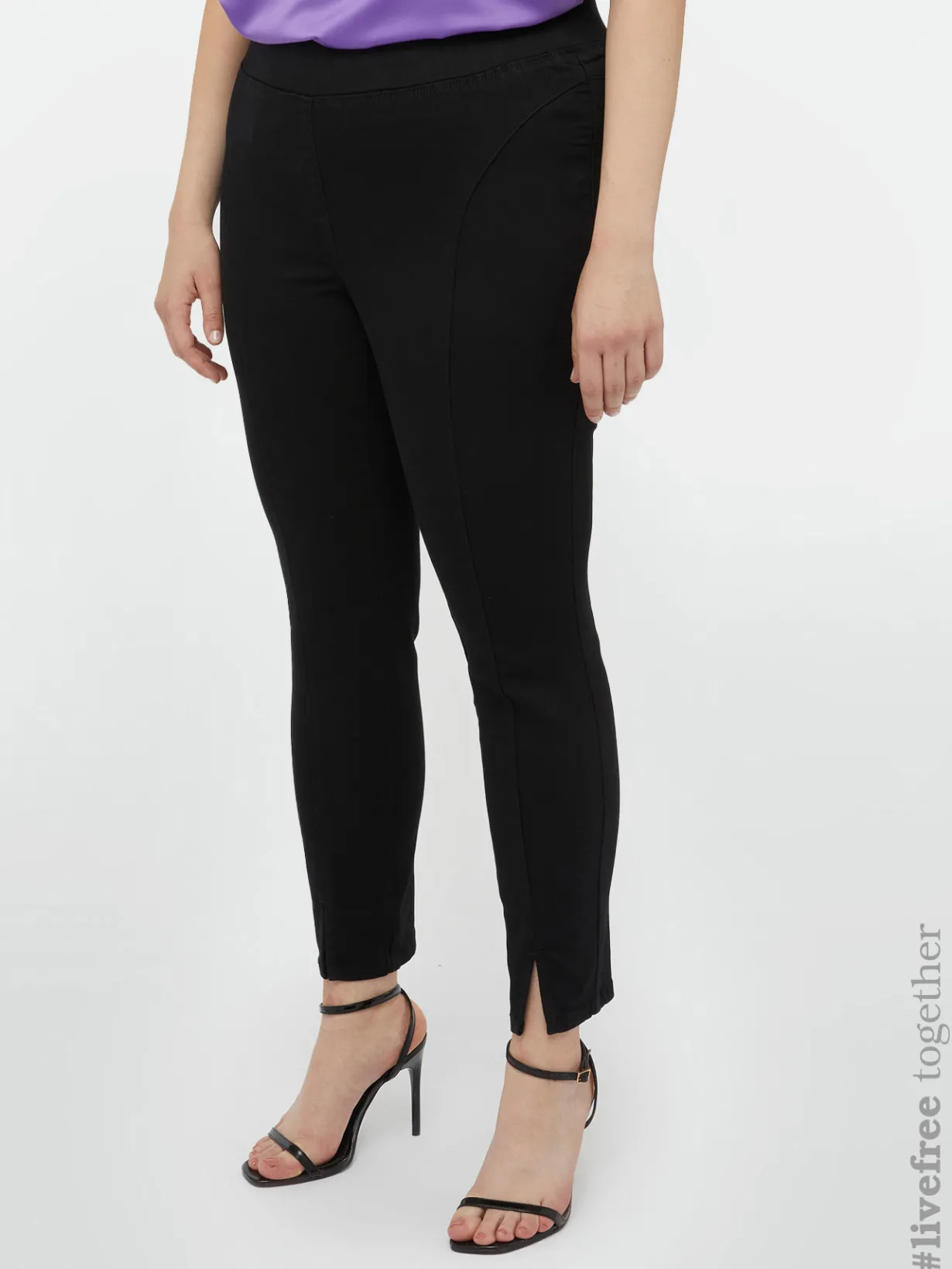 Fiorella Rubino Jeans|Jeggings Con Spacchetto