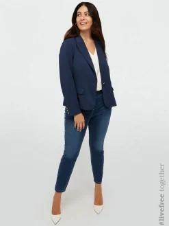 Fiorella Rubino Jeans|Jeggings Con Strass Laterali