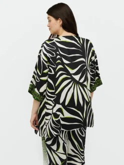 Fiorella Rubino Accessori|Kimono Dalla Stampa Foliage