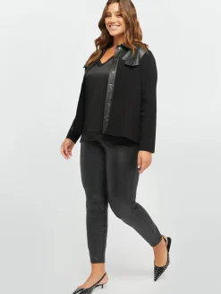Fiorella Rubino Pantaloni|Leggings In Tessuto Lucido