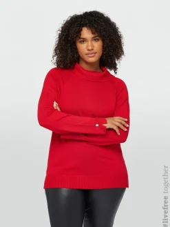 Fiorella Rubino Maglie E Felpe|Maglia A Lupetto In Viscosa LENZING™ ECOVERO™