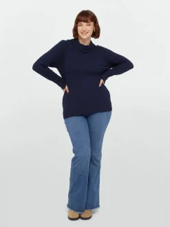 Fiorella Rubino Maglie E Felpe|Maglia A Lupetto In Viscosa LENZING™ ECOVERO™