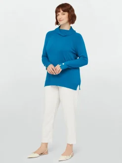 Fiorella Rubino Maglie E Felpe|Maglia A Lupetto In Viscosa LENZING™ ECOVERO™