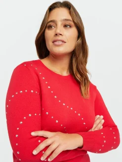 Fiorella Rubino Maglie E Felpe|Maglia Con Borchie