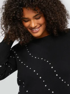 Fiorella Rubino Maglie E Felpe|Maglia Con Borchie