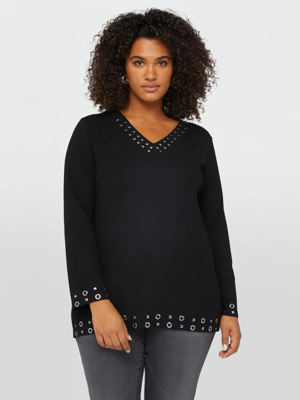 Fiorella Rubino Maglie E Felpe|Maglia Con Borchie