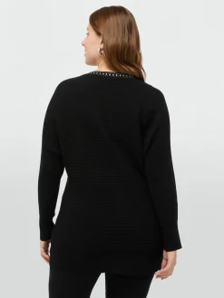 Fiorella Rubino Maglie E Felpe|Maglia Con Bordo In Strass