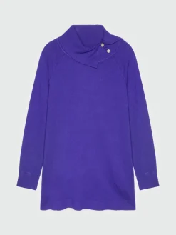Fiorella Rubino Maglie E Felpe|Maglia Con Bottoni In Viscosa LENZING™ ECOVERO™