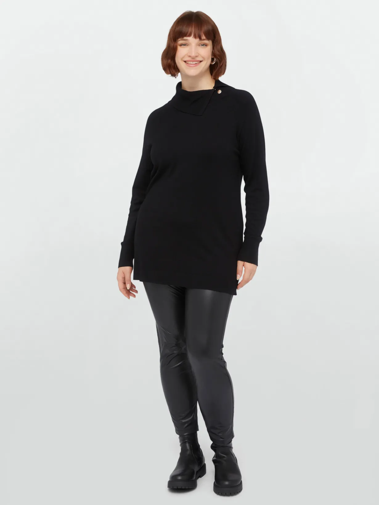 Fiorella Rubino Maglie E Felpe|Maglia Con Bottoni In Viscosa LENZING™ ECOVERO™