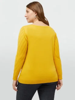 Fiorella Rubino Maglie E Felpe|Maglia Con Lavorazioni Diagonali