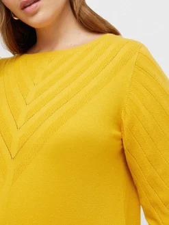 Fiorella Rubino Maglie E Felpe|Maglia Con Lavorazioni Diagonali