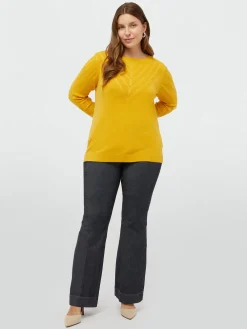 Fiorella Rubino Maglie E Felpe|Maglia Con Lavorazioni Diagonali