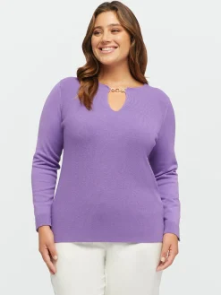 Fiorella Rubino Maglie E Felpe|Maglia Con Passante A Catena Sullo Scollo