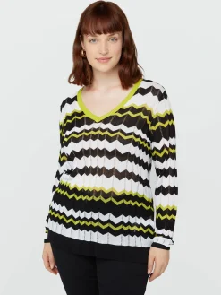 Fiorella Rubino Maglie E Felpe|Maglia Disegno Chevron
